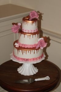 Wedding Cakes - 3 Tier Shabby Chic Cake